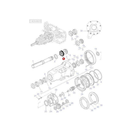 Massey Ferguson - Oil Seal - 1610188M1 - Farming Parts