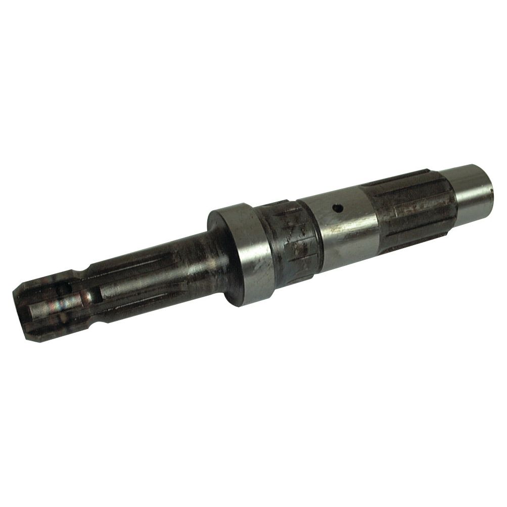 A PTO Shaft - S.16300 by Sparex, featuring a robust cylindrical body and precision-engineered components, is isolated on a white background, reminiscent of the high-quality craftsmanship found in Fiat G170 machinery.