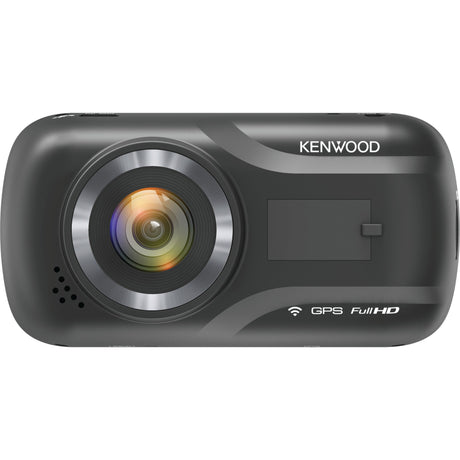 The Sparex Full HD (1920 x 1080) 2.7'' Dash Camera - S.163024 features a large lens on the left, a small screen on the right, and labels indicating Built-in GPS and Full HD recording capabilities, along with a wide FOV to capture more of your journey.