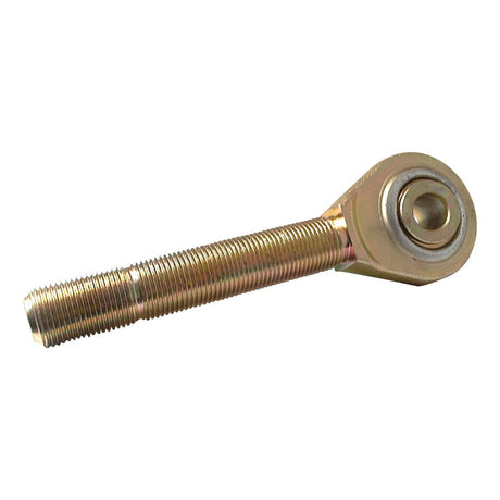 Close-up of the Top Link Ball End - M36x3 Metric - Cat.2 (Sparex Part No.S.16846), a metal rod end bearing with a threaded shaft and a spherical bushing, featuring an overall length of 304mm, typically used in mechanical linkages or rotating parts.