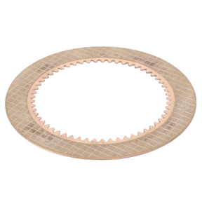 A circular metallic ring with evenly spaced inner teeth and a textured surface, perfect for integrating into Massey Ferguson 1000 Series tractor parts, is the AGCO Massey Ferguson - Disc Clutch Pack - 1688532M1.