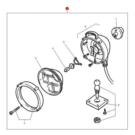 Massey Ferguson - Worklight - 1693034M91 - Farming Parts