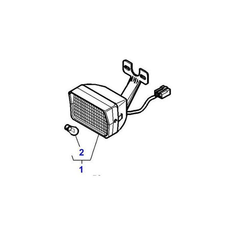 Massey Ferguson - Worklight - 3808923M91 - Farming Parts