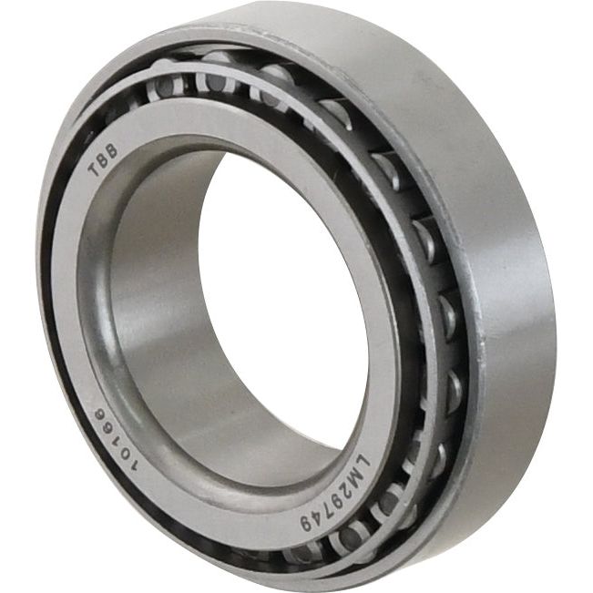 A close-up of a tapered roller bearing, produced by Sparex bearings, with the numbers "T8B LM29749 10196" inscribed. The specific product is Sparex Taper Roller Bearing (LM29749/29710) - S.17614.