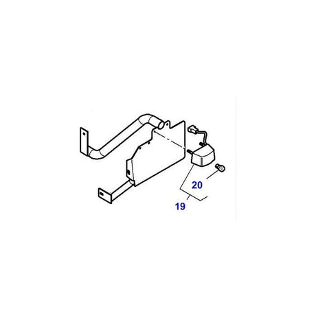 Massey Ferguson - Number Plate Light - 3619018M91 - Farming Parts