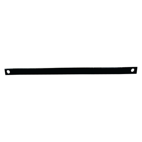 A Rigid Stabiliser Bar made of black metal with a smooth surface featuring two Ø22mm holes on either end, suitable for Massey Ferguson, measuring 802mm in length. (Sparex Part No. S.177)