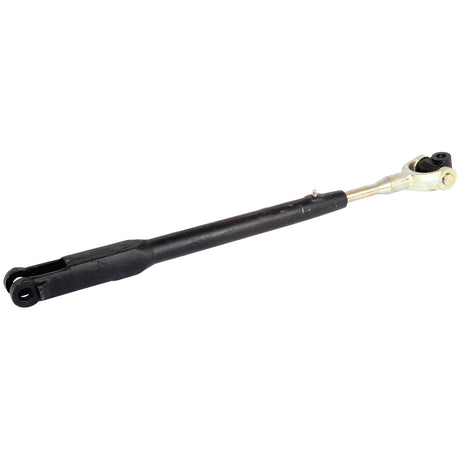 A black automotive control arm, branded by Sparex and known as the Levelling Box Assembly (Sparex Part No. S.17956), features Spenco End Fittings with metal joints at both ends and is specifically designed for vehicle suspensions.