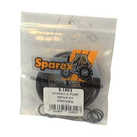 A package of the O'Ring Kit from Sparex, product number S.1802, features various parts and is designed for Massey Ferguson equipment under the product code 894906M91.