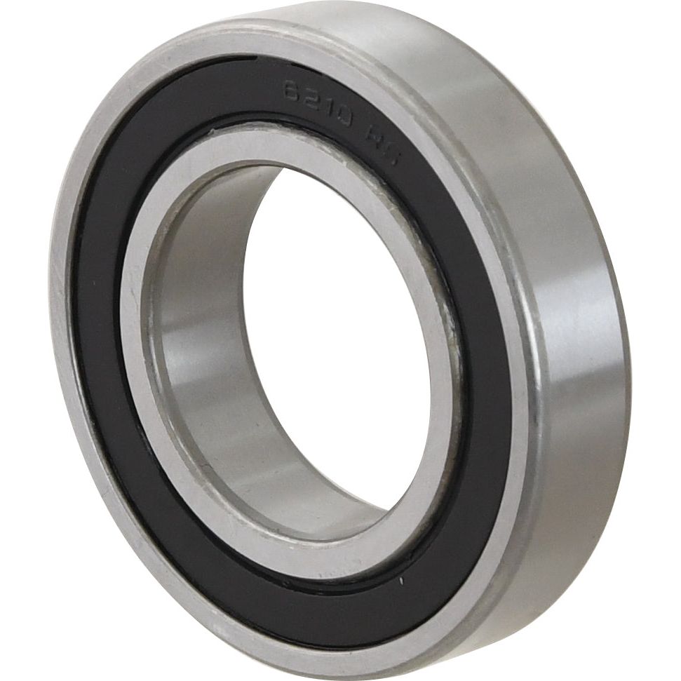 Image of the Sparex Deep Groove Ball Bearing (62102RS) - S.18092 with a visible black rubber seal and the identification number "62102RS" engraved on the outer ring.