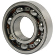 Close-up image of the Sparex Deep Groove Ball Bearing (6309Open) - S.18109 with visible inner and outer rings and several ball bearings inside.