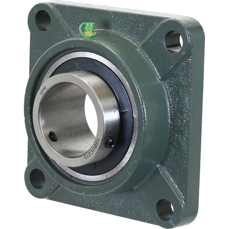 The Sparex Four-Bolt Flanged Unit (UCF213), featuring a green housing and metal insert, offers reliable performance. This unit is listed under Sparex Part No. S.18409.