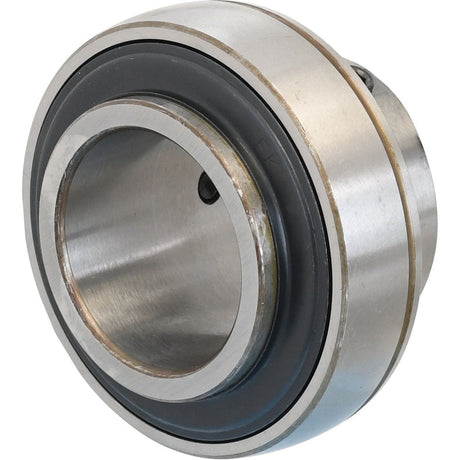 A close-up view of the Sparex Plummer Block Bearing Insert (UC209) - S.18435 shows its metric inner and outer rings, featuring a black 2RS seal around the inner ring.