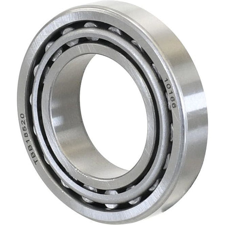 A cylindrical metric ball bearing with visible inner and outer rings, marked with the identification number "18590/18520" on the side. This Sparex Taper Roller Bearing (S.19220) ensures precision and reliability.