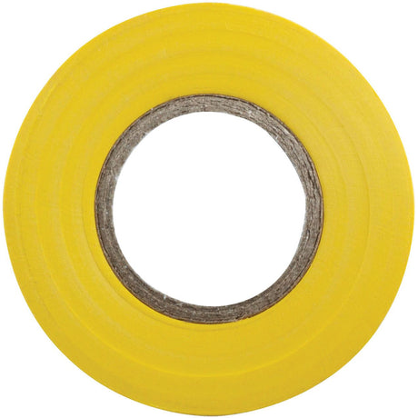 A roll of yellow Sparex insulation tape, 19mm wide and 20 meters long, seen from above on a white background.