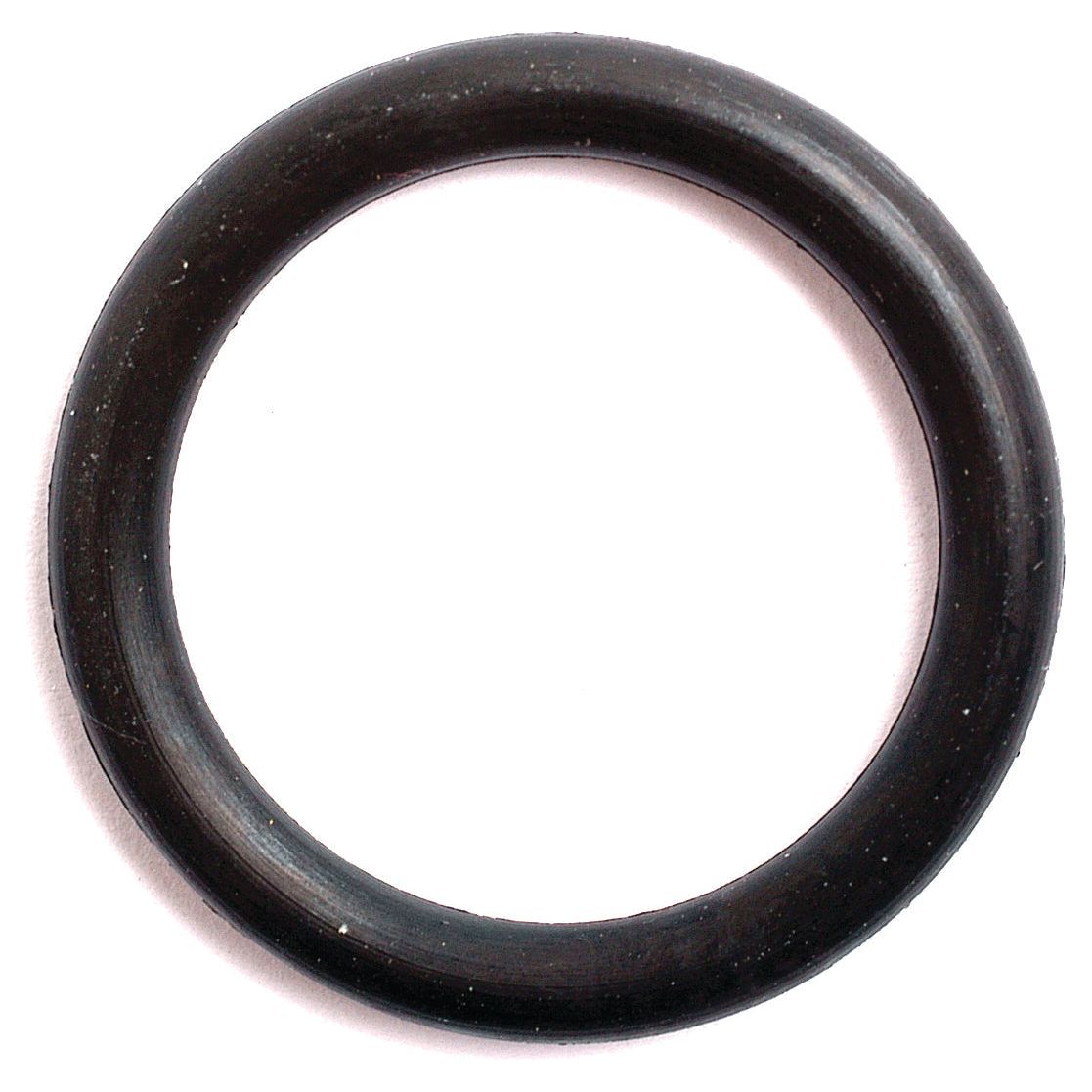 A Sparex black nitrile rubber O-ring (O Ring 1/8" x 7/8" (BS212) 70 Shore | Sparex Part No. S.1933) with Shore Hardness 70, viewed against a white background.