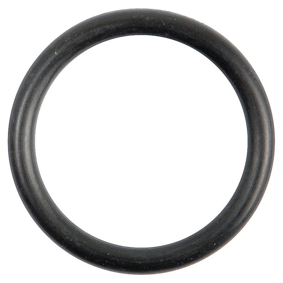 A close-up view of the Sparex O Ring 1/8'' x 1 1/16'' (BS215) 70 Shore (Sparex Part No.S.1936) in black nitrile rubber, featuring a circular shape on a white background and designed to withstand temperatures from -40°C to +135°C.