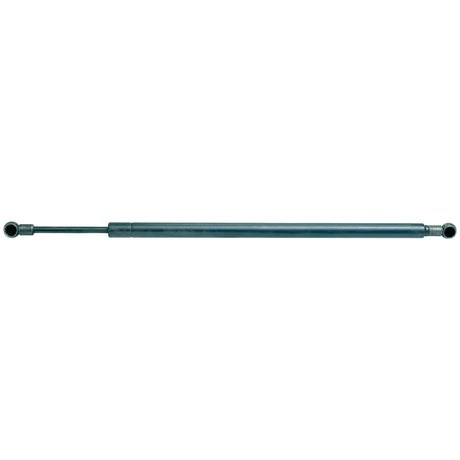 The Sparex Gas Strut (S.19406) features a 500mm total length, a black cylindrical body, and metal rods extending from both ends, with 300N pressure and an 80mm ram stroke.