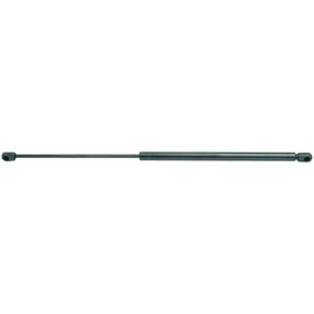 A black Sparex S.19425 Gas Strut, measuring 600mm in total length with cylindrical ends on both sides for lifting and holding mechanisms, featuring an F Ball Socket for secure attachment.