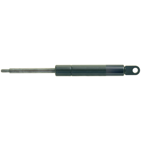 The Sparex Gas Strut, model S.19436, has a total length of 200mm and features a threaded rod on one end and a mounting eyelet on the other. The cylindrical body is designed for lifting and holding applications, ensuring optimal pressure during use.