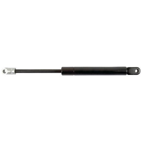 A Sparex Gas Strut (S.19441) featuring a total length of 270mm, black cylinder with a silver mount on one end and a black mount on the other.