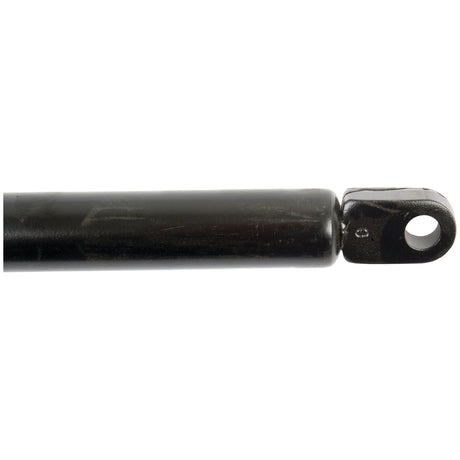 Close-up of the Sparex Gas Strut, a black cylinder measuring 500mm in total length with a hole at one end, commonly part of mechanical or structural equipment and often used in conjunction with end fittings.