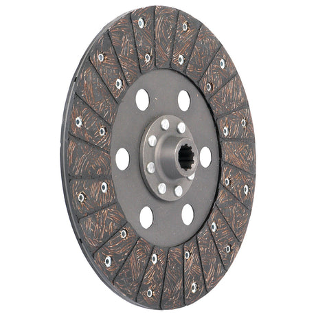 Introducing the Sparex Clutch Plate - S.19605, designed with rigid lining material segments and a central hub featuring splines for optimal connection.