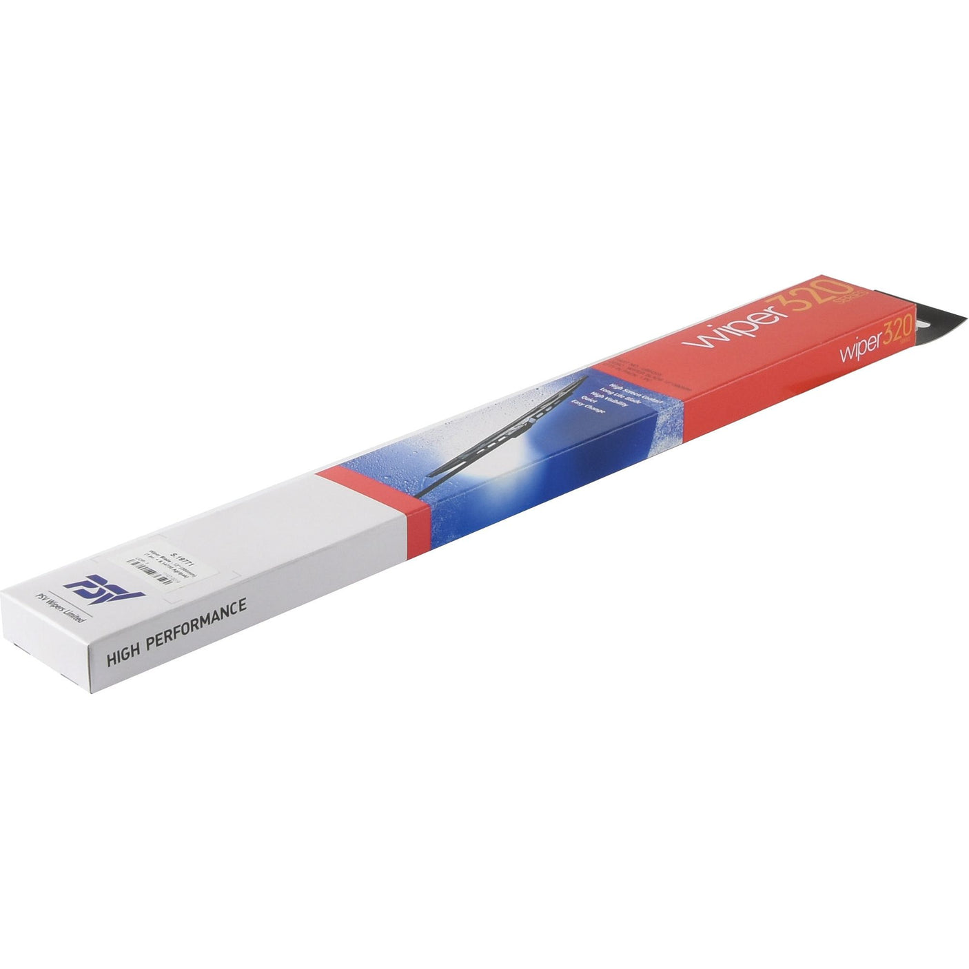 A boxed high-performance Viper 12 inch (300mm) car wiper blade from Sparex, featuring red, blue, and white packaging.