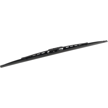 The Sparex Wiper Blade - 20'' (500mm), part number S.19777, is a black windshield wiper blade with a metal frame and rubber edge, designed for vehicle windshield cleaning and is compatible with Case IH.