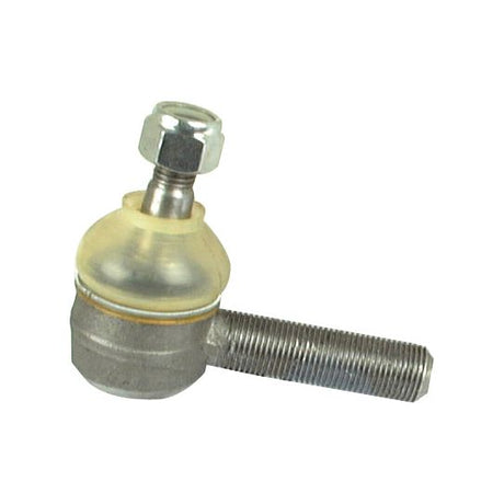 The Sparex Track Rod, measuring 83mm in length (S.20316), is an automobile tie rod end with a metallic finish, featuring a male thread straight rod and a hexagonal nut. It is also compatible with Hinomoto vehicles.