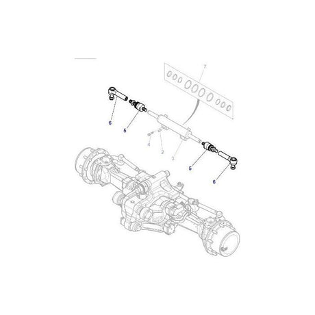 Massey Ferguson - Track Rod End & Ball Joint - ACP0286710 - ACP0495910 - Farming Parts