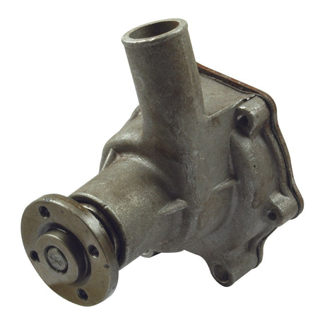 A metal automotive part with a cylindrical structure and flange, resembling the Water Pump Assembly (Sparex Part No. S.20395) from the brand Sparex.