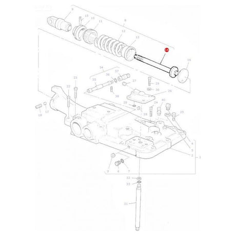 Massey Ferguson - Plunger Draft Control - 886348M2 - Farming Parts