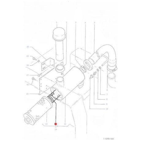 Massey Ferguson - Filter Air Inner - 1678295M1 - Farming Parts