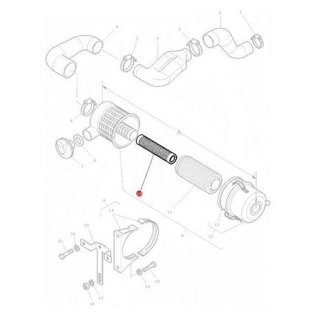 Massey Ferguson - Filter Air Inner - 3901465M2 - Farming Parts