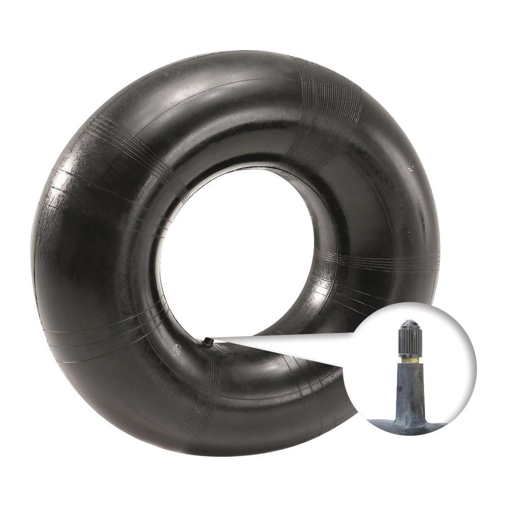 A Sparex Inner Tube, 4.00 - 19, TR13 with a Straight Valve designed for air inflation, compatible with various tire sizes for Massey Ferguson tractors.