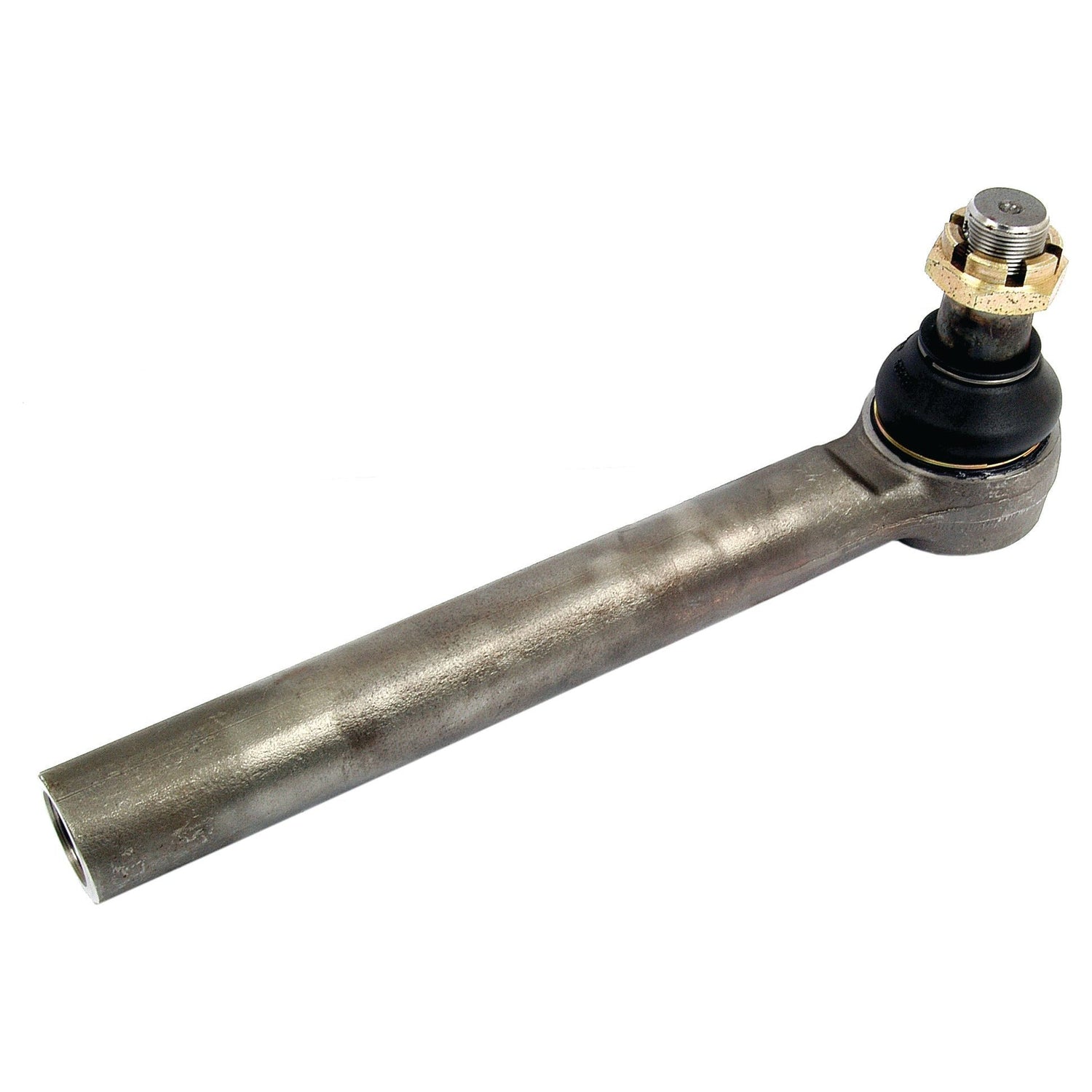 Image of a Sparex Track Rod, 317mm in length (S.21193), designed for a Manitou. It features a ball joint at one end and M28 x 1.5 RH Female threaded components for mounting.