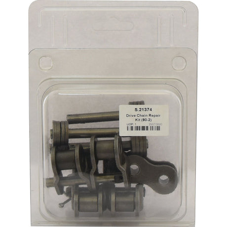 The Sparex Drive Chain Repair Kit (80-2) - S.21374 includes pins, rollers, and chain links.