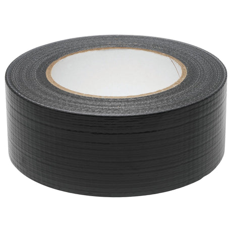 A roll of Sparex Repair and Protection Tape (Sparex Part No.S.21383), measuring 50mm in width and 25m in length, with a black exterior and a white inner core, positioned horizontally against a white background.