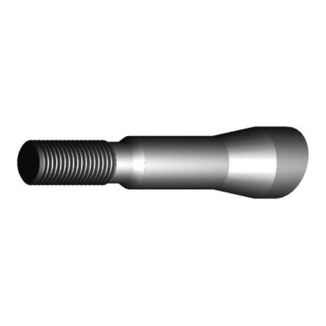 Computer-generated image of the Loader Tine - Straight 810mm by Sparex, featuring a threaded section with a size of M22 x 1.50 (Star) on one end and a smooth, tapered section on the other end, designed for maximum torque.