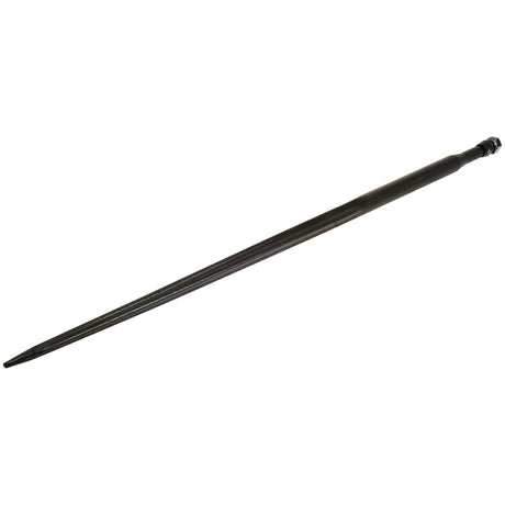 A long, pointed metal rod with a dark finish and a slightly tapered tip, designed as the Sparex Loader Tine - Straight 1100mm (Sparex Part No. S.21503), with an M22 x 1.50 (Star) thread size to fit as DBA035.