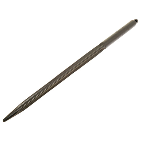 A metal Loader Tine - Straight 860mm (Star) - S.21508 with a pointed tip, a ridged handle, and ideal tine length from the brand Sparex.