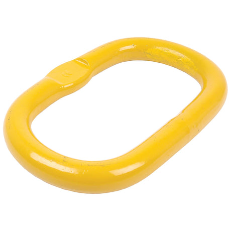 The Sparex Welded Chain Master Link (Sparex Part No. S.21554), an oval-shaped yellow metal ring measuring 16 x 13mm, is designed with an 8.0T safe working load (SWL) and is isolated on a white background.