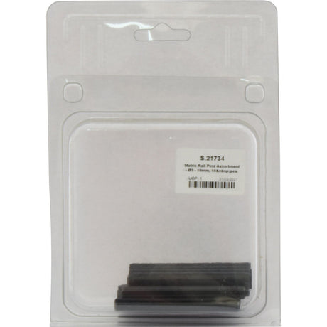 A clear plastic blister package from Agripak contains a Metric Roll Pins Assortment - Ø3 - 10mm, 10 pcs. The label displays the Sparex Part No. S.21734.