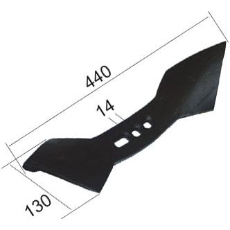 Reversible double heart point 440x135x20mm Hole centres 45/75mm
 - S.21902 - Farming Parts