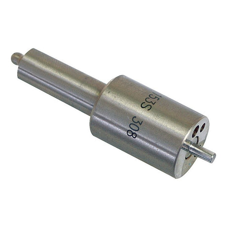 A metallic Fuel Injector Nozzle, branded Sparex and carrying the Sparex Part No. S.22349 with '155 308' inscribed on it, features a cylindrical body and various openings, resembling the Bosch DLLA153S308.