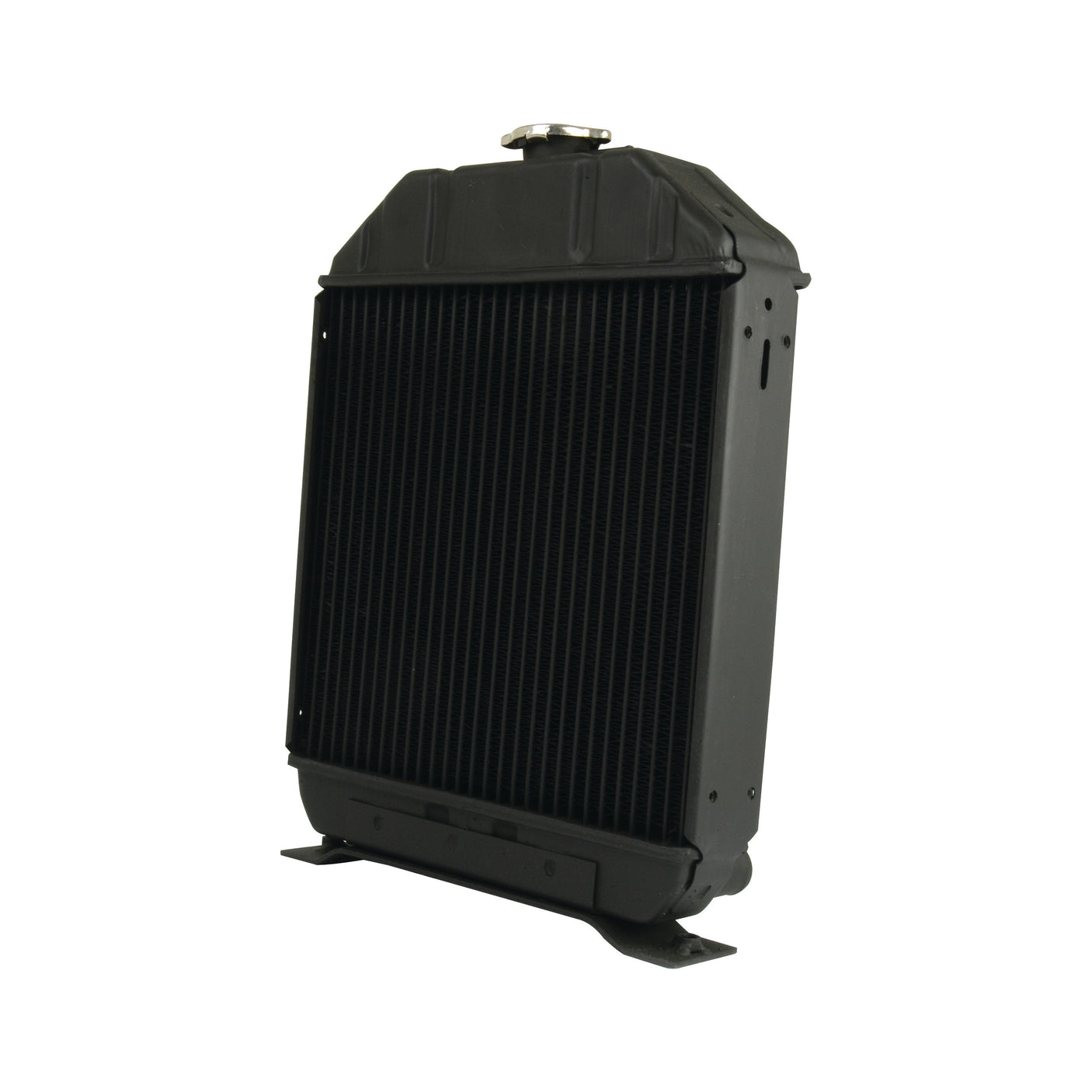 A vertical Sparex radiator, model S.22503, with a cap on top and metal fins, standing on a flat surface.