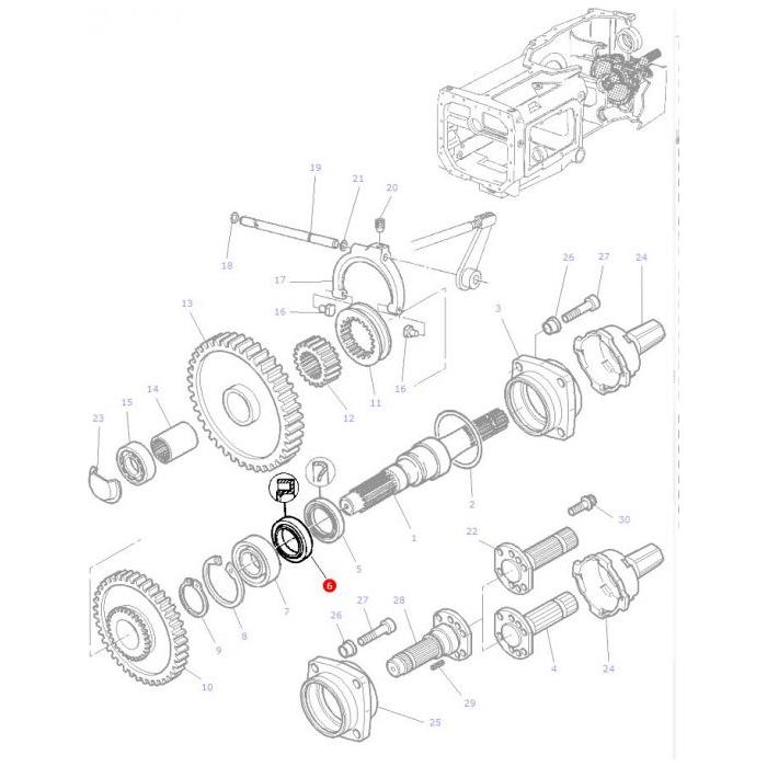 Massey Ferguson - PTO Oil Seal - 3619342M1 - Farming Parts