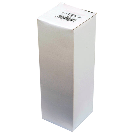 A plain white rectangular cardboard box is shown with a barcode and some text on the top, labeled "Cable Tie - Non Releasable, 200mm x 2.5mm | Sparex Part No.S.22720.