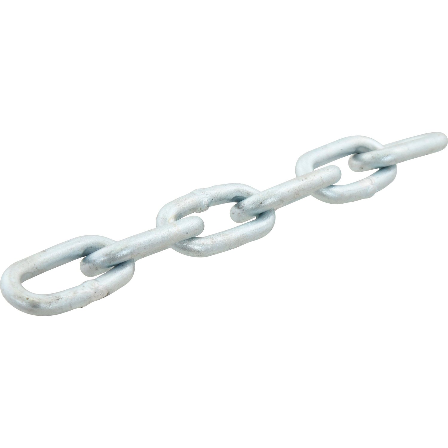 A close-up view of a Sparex Check Chain - featuring six interlinked oval-shaped links with hole dimensions of Ø22x68mm - measuring precisely 410 mm in length, identified as Sparex Part No.S.227.