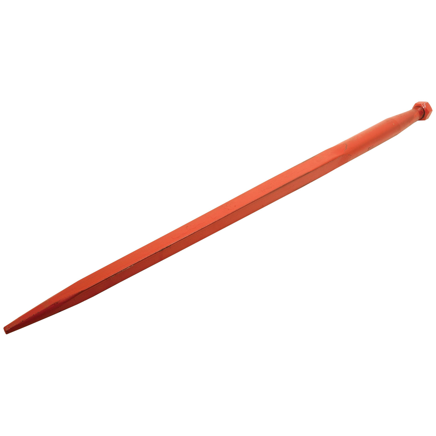 A long, metal rod designed by Sparex, measuring 1,100mm in length with a tapered point at one end and a hexagonal head at the other, compatible with Conus 2 systems. This Loader Tine - Straight is identified by the product code S.22949 and features an M30 x 2.00 (Square) thread size.